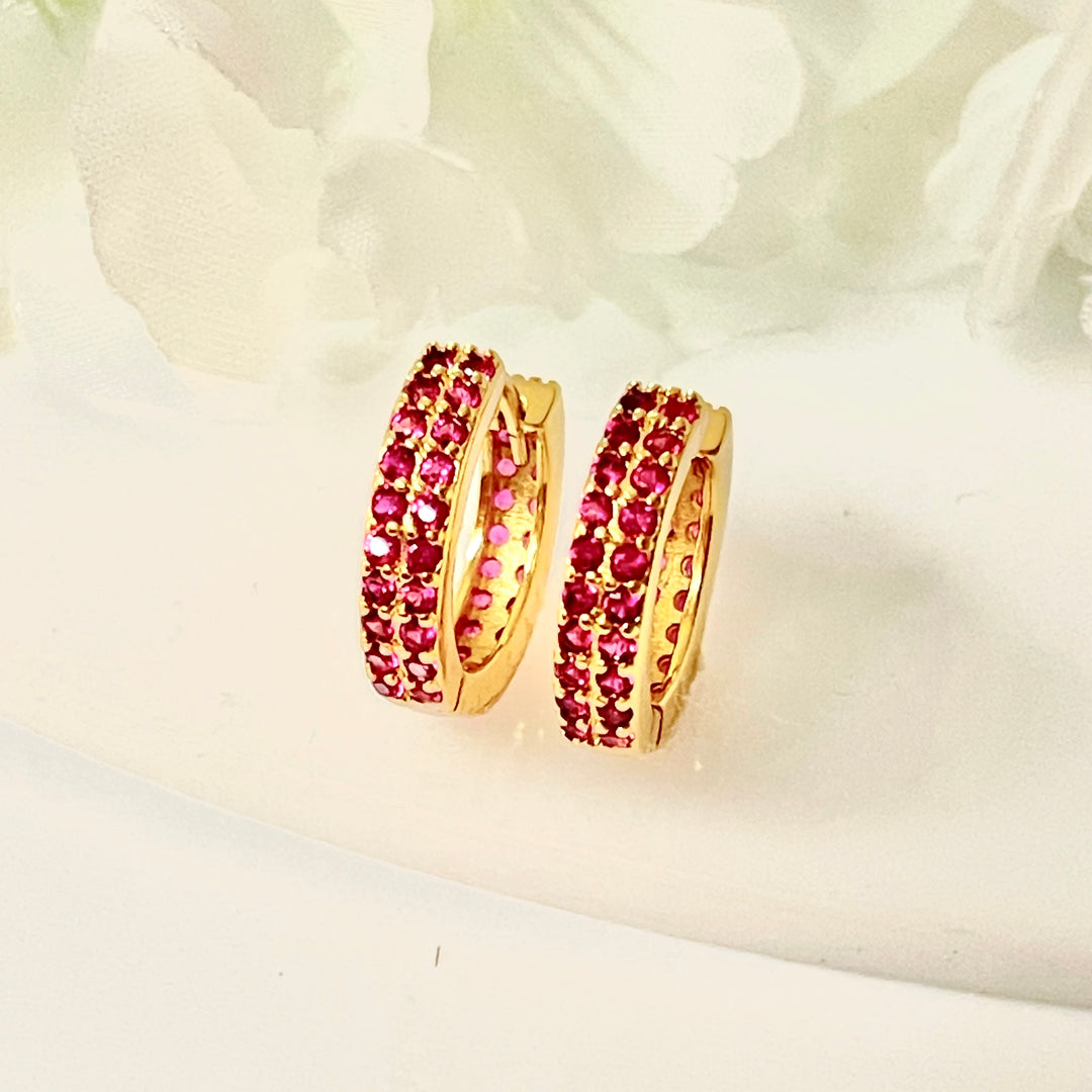 Huggies de Acero 💕Fucsia