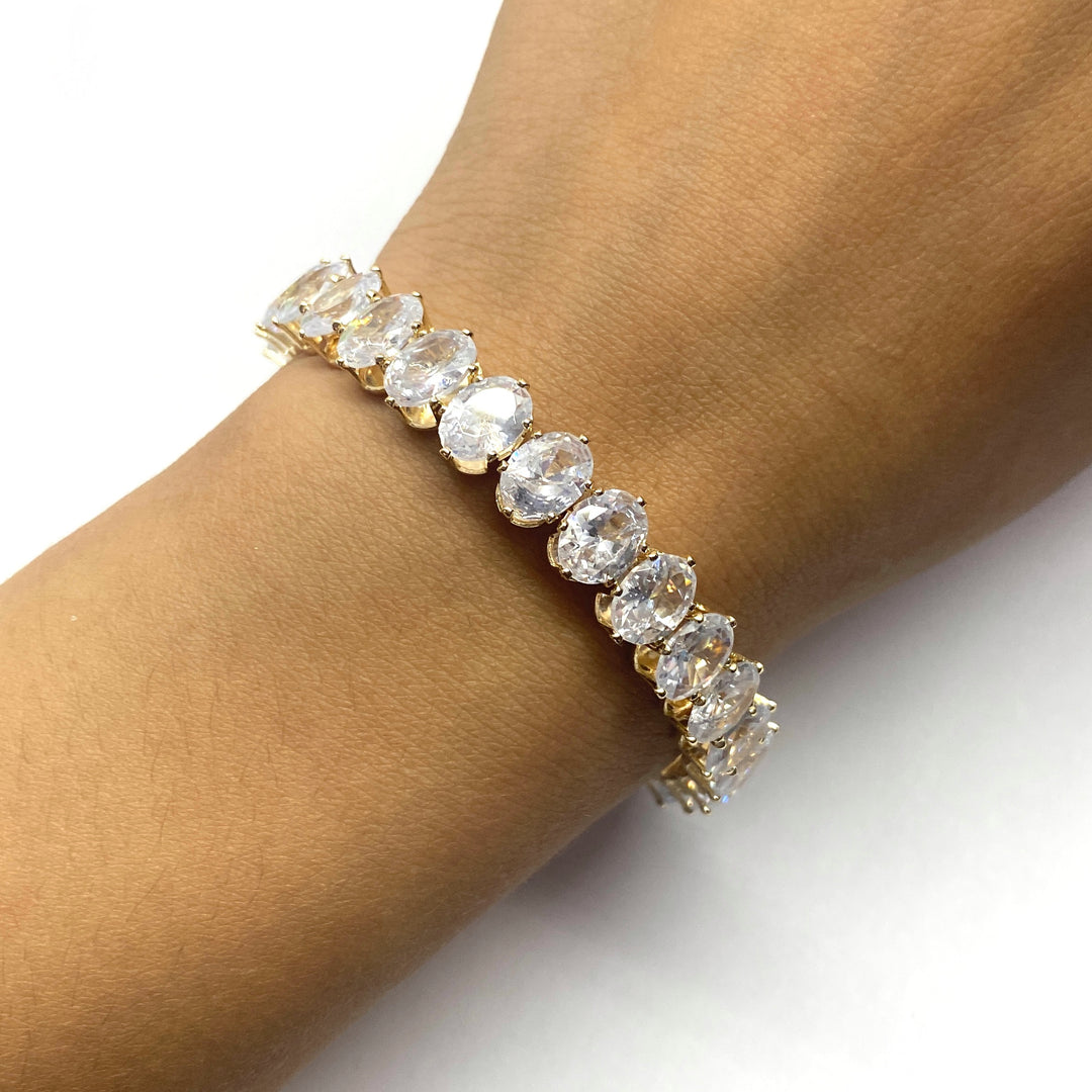Pulsera Acero 💛 Aro Dorado