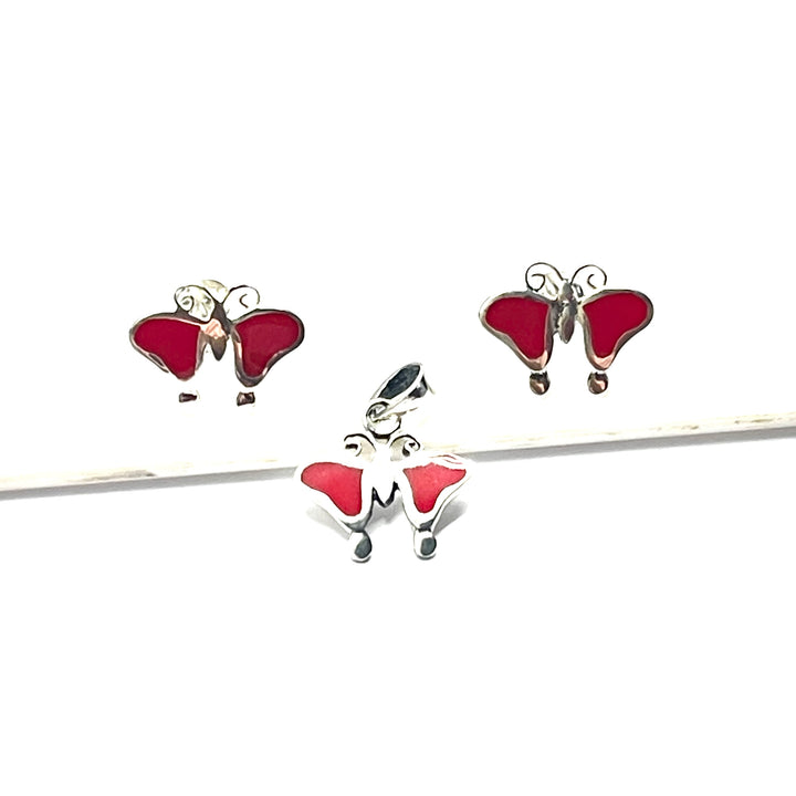 Juego de Plata Mariposas