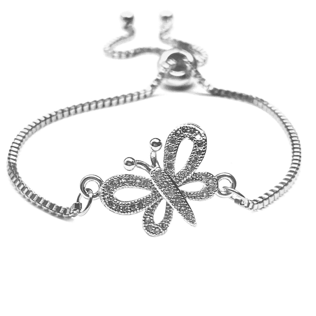 Pulsera Acero Libélula Plateada