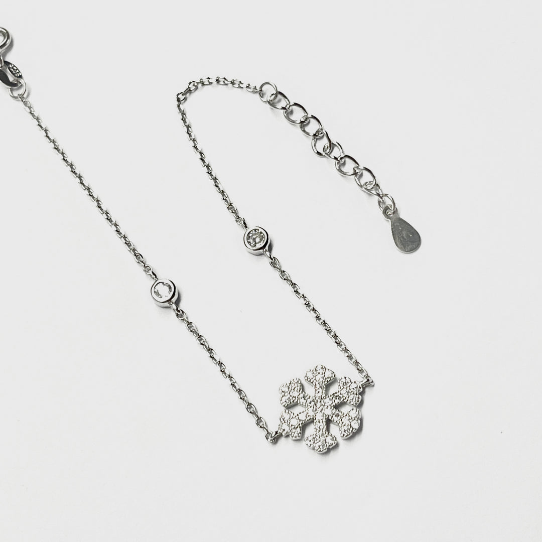 Pulsera Plata ❄️Copo Nieve