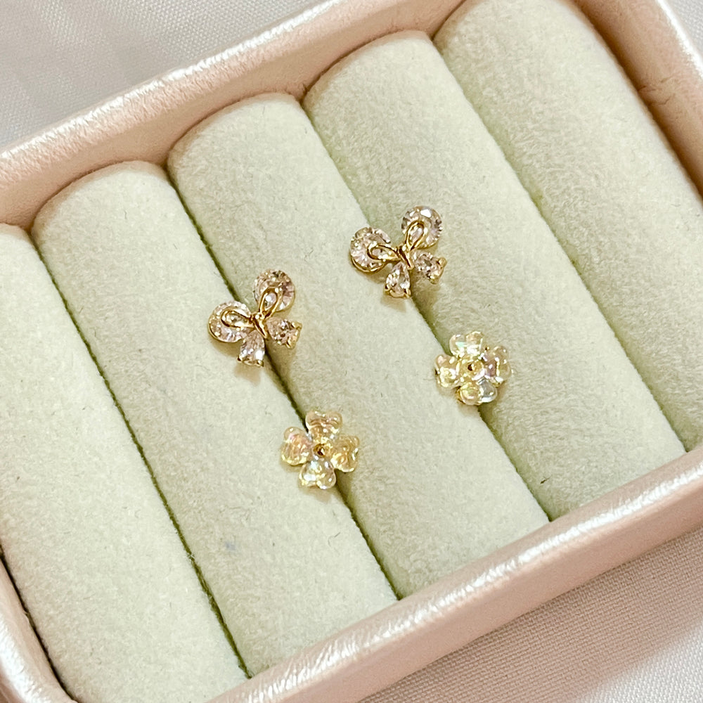 Aretes de Acero Moño | Nicola Joyería