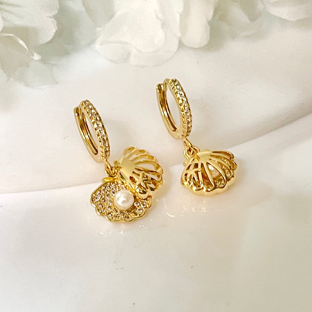 Huggies de Acero 🐚Concha | Nicola Joyería 