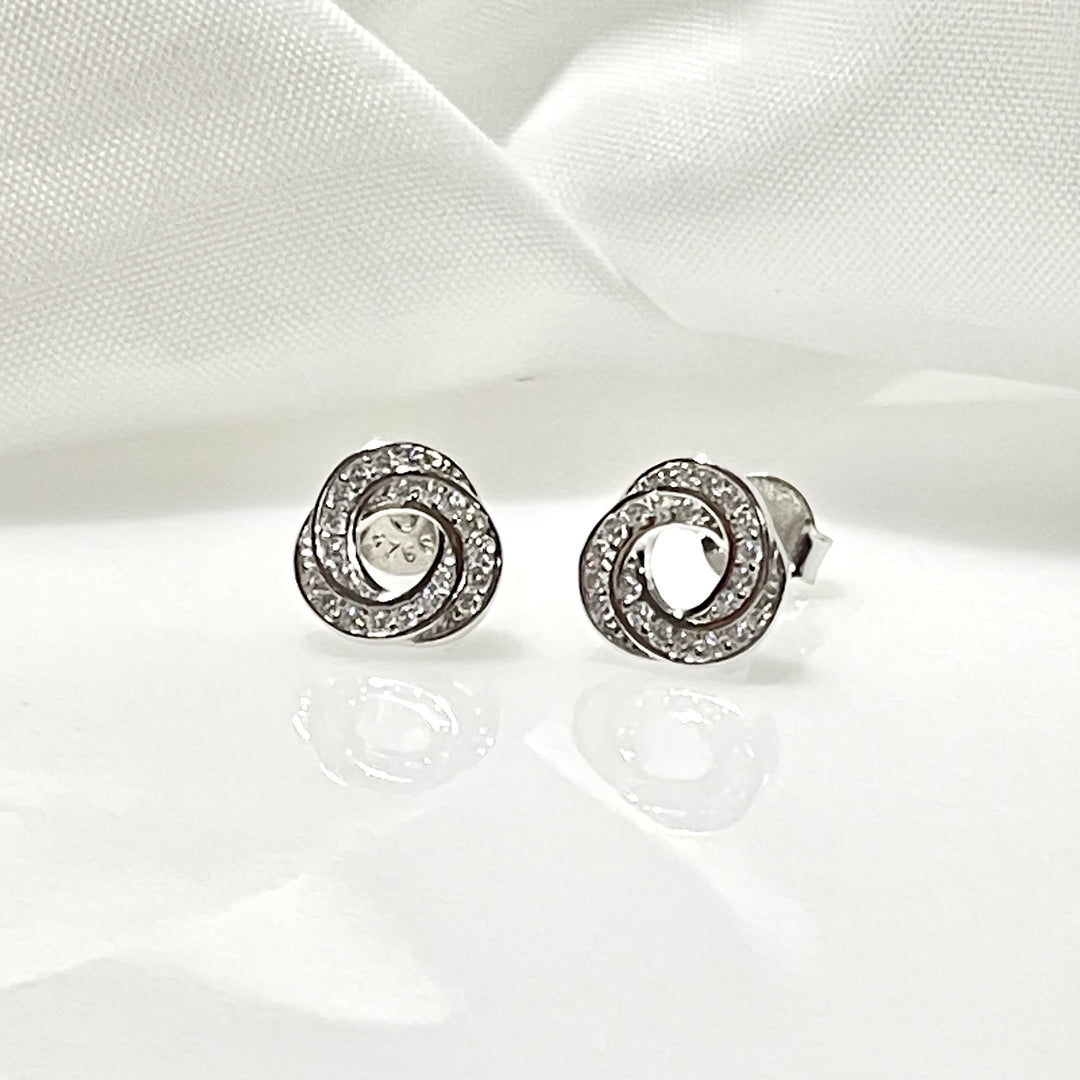 Aretes Plata 🔵Circulito Melcocha 9MM | Nicola Joyería 
