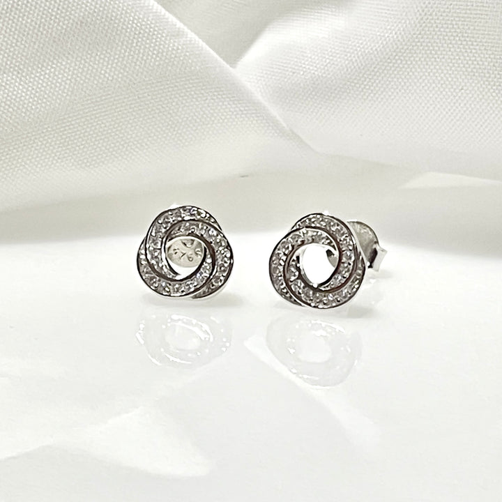 Aretes Plata 🔵Circulito Melcocha 9MM | Nicola Joyería 