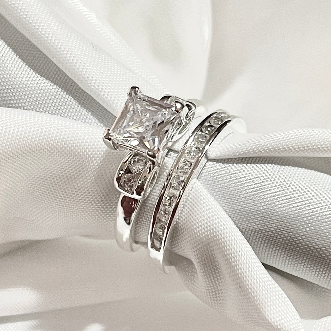 Anillo Solitario Circonita Anillo De Plata De Ley 925 Con Circonita 3A - Solitario De Compromiso O Promesa, Regalo Para Ella Anillos De Compromiso