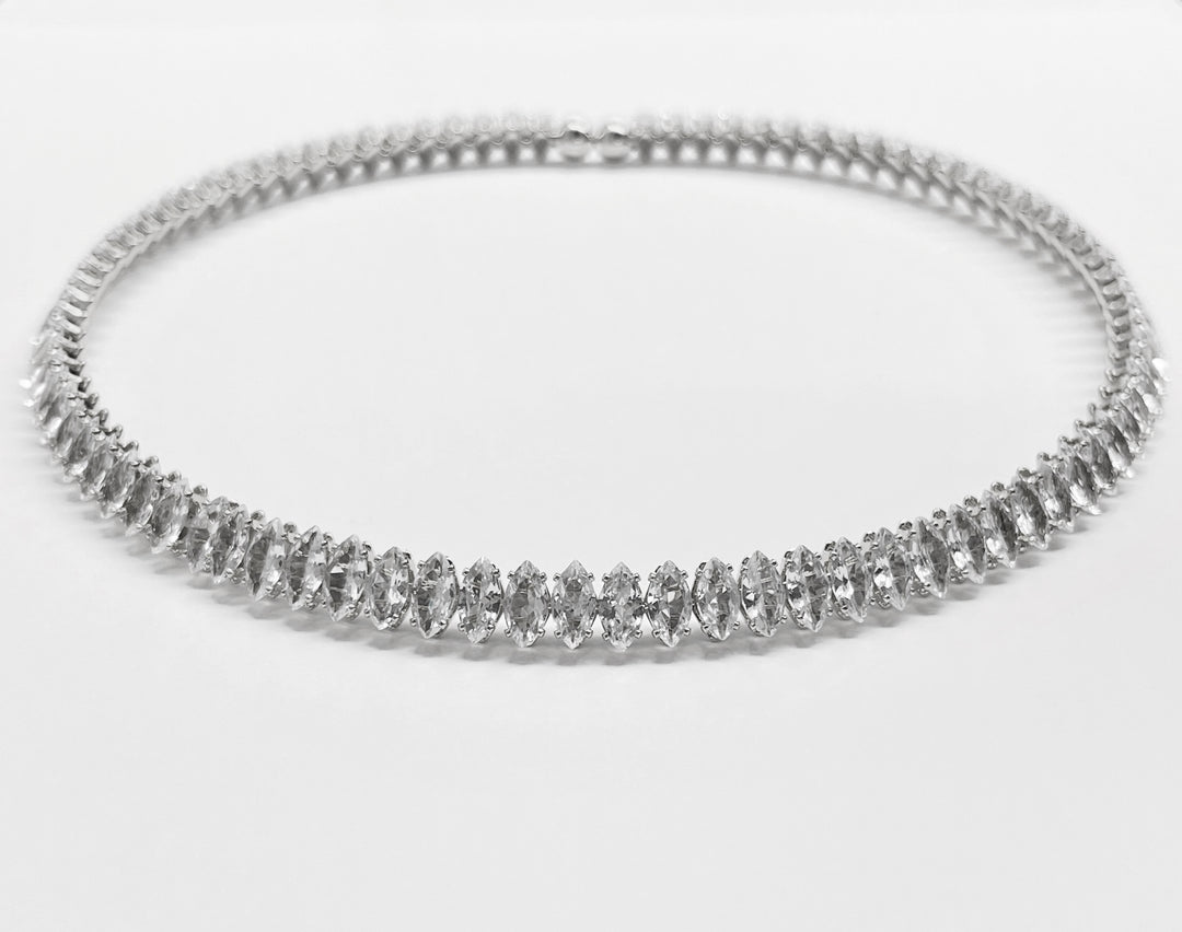 Gargantilla de Acero Galaxia Plateada ✨ | Nicola Joyería 