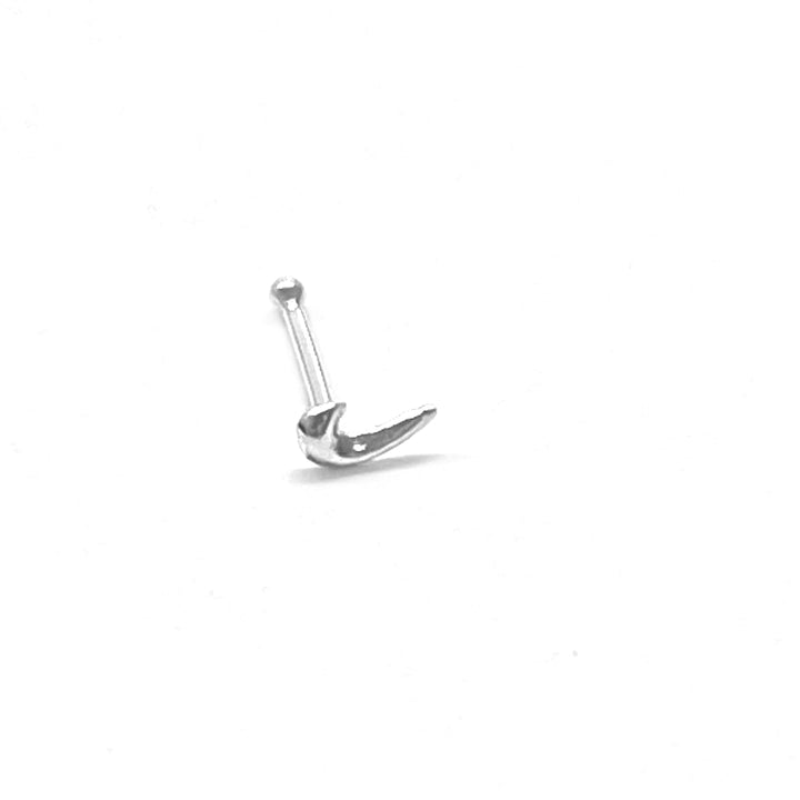 Piercing Recto de Nariz Plata Nike