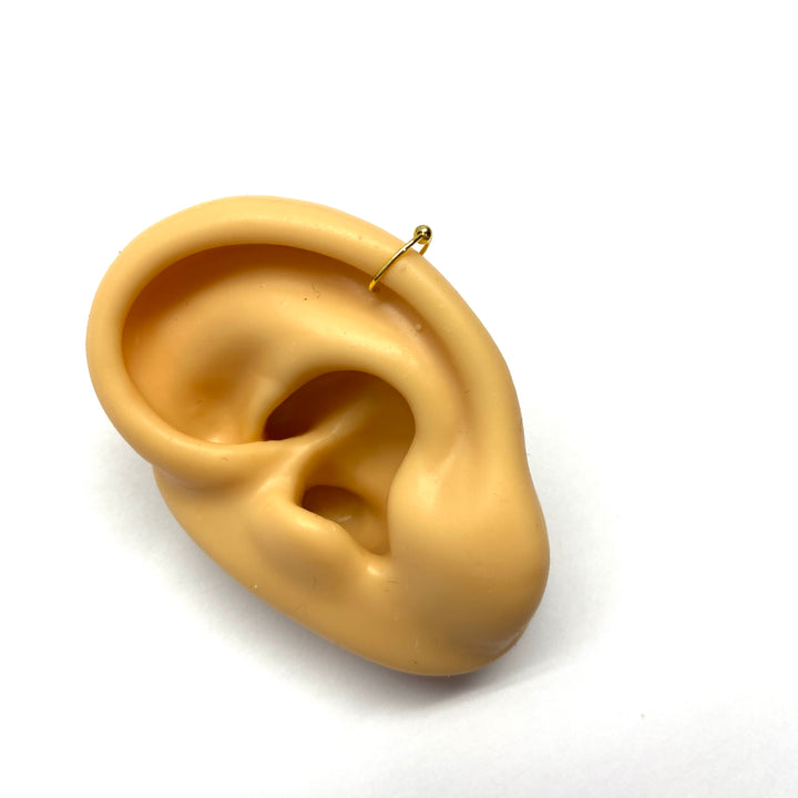 Piercing Argolla de Nariz Plata Dorado 6MM