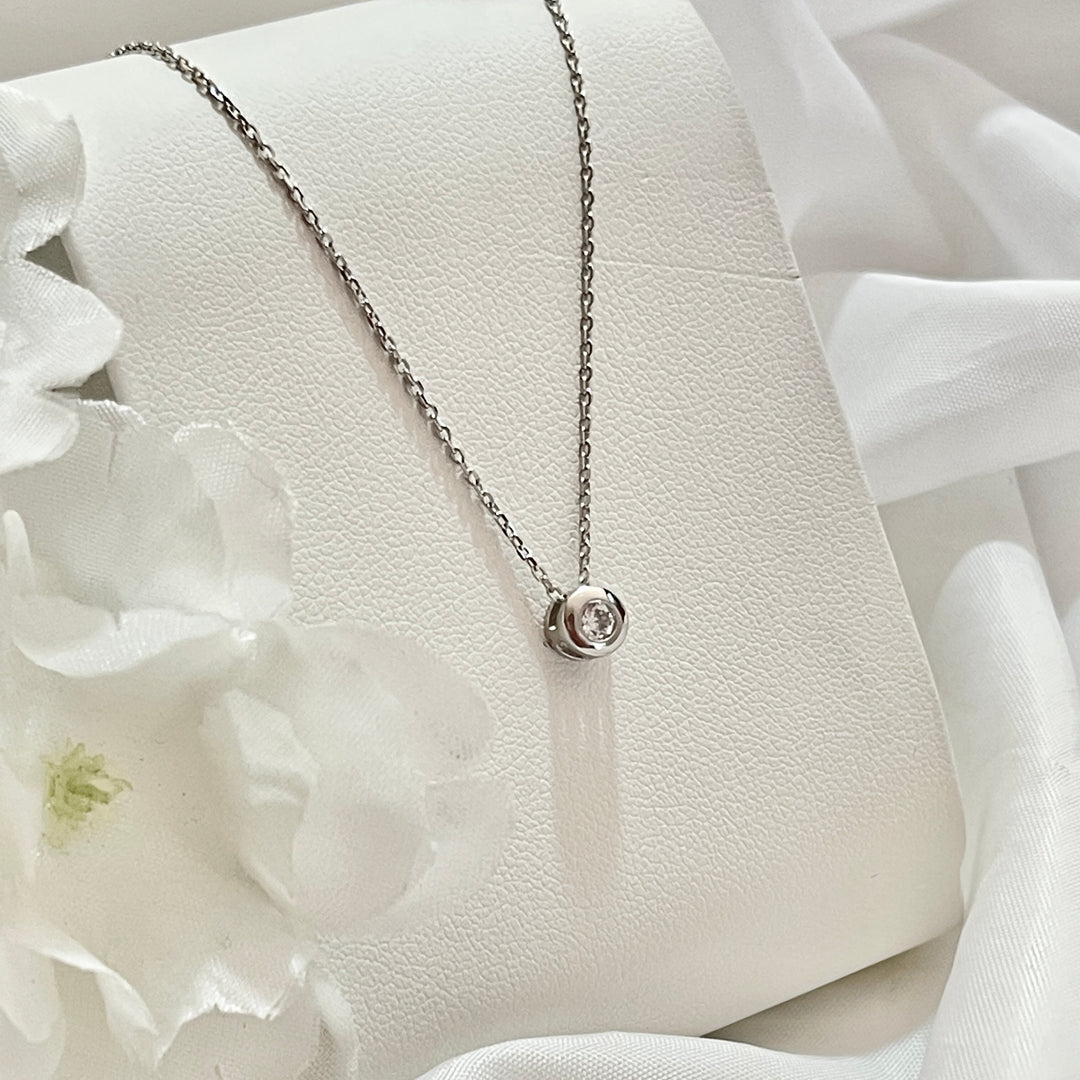 Collar Plata 🔴Circulito Mini | Nicola Joyería 
