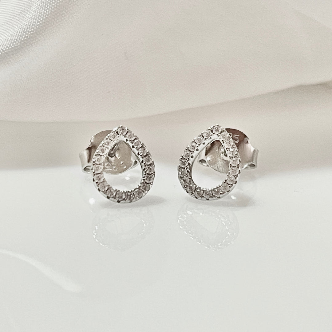 Aretes Plata 💧Gota Grande | Nicola Joyería 