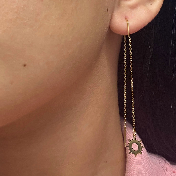 Aretes Acero ☀️ Aguja