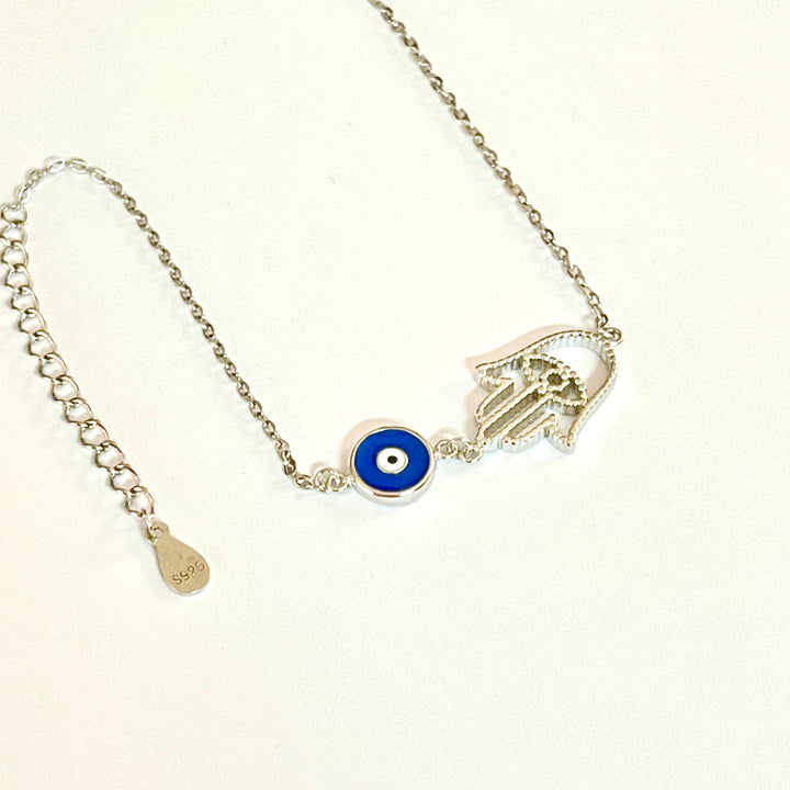 Pulsera Plata 🧿🪬Ojo Turco
