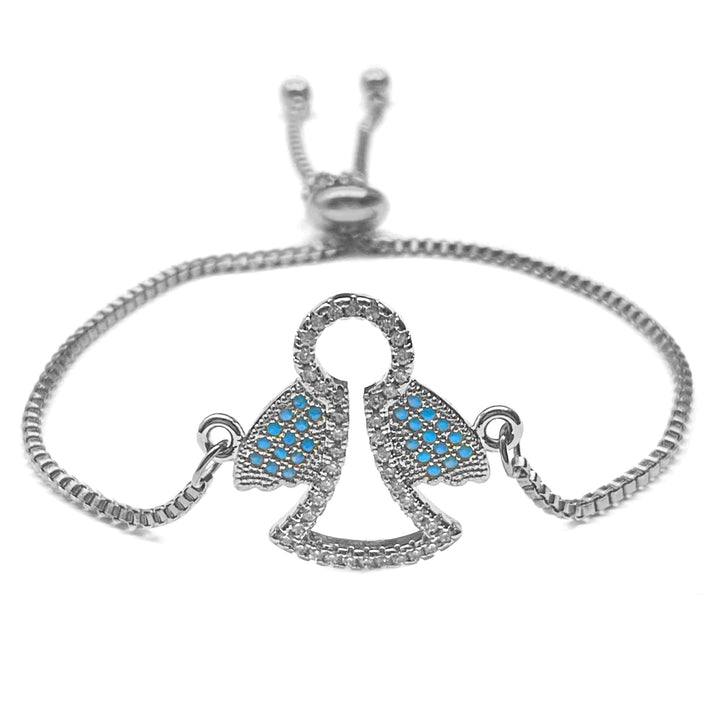 Pulsera Acero 👼🏻 Ángel Plateado