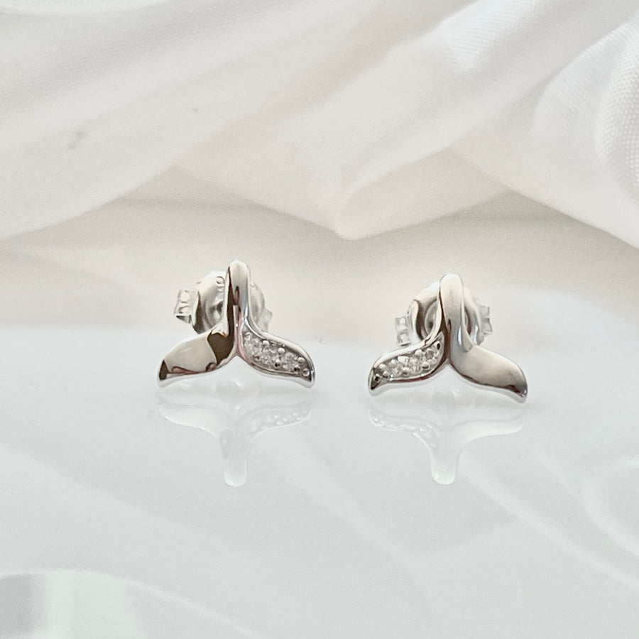 Aretes Plata Cola De Sirena 🧜‍♀️ 11MM | Nicola Joyería 