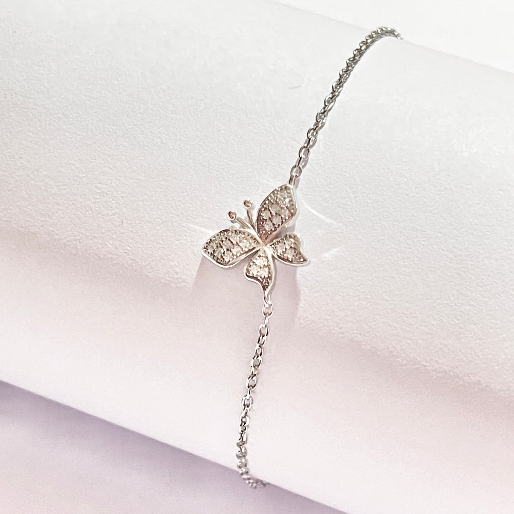 Pulsera Plata 🦋 Mariposa | Nicola joyería 