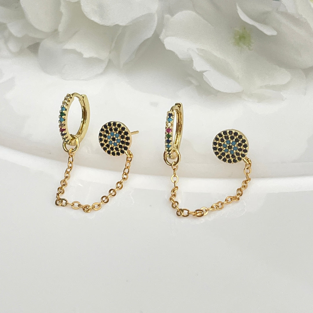 Huggies de Acero 🔵círculo Azul con celeste