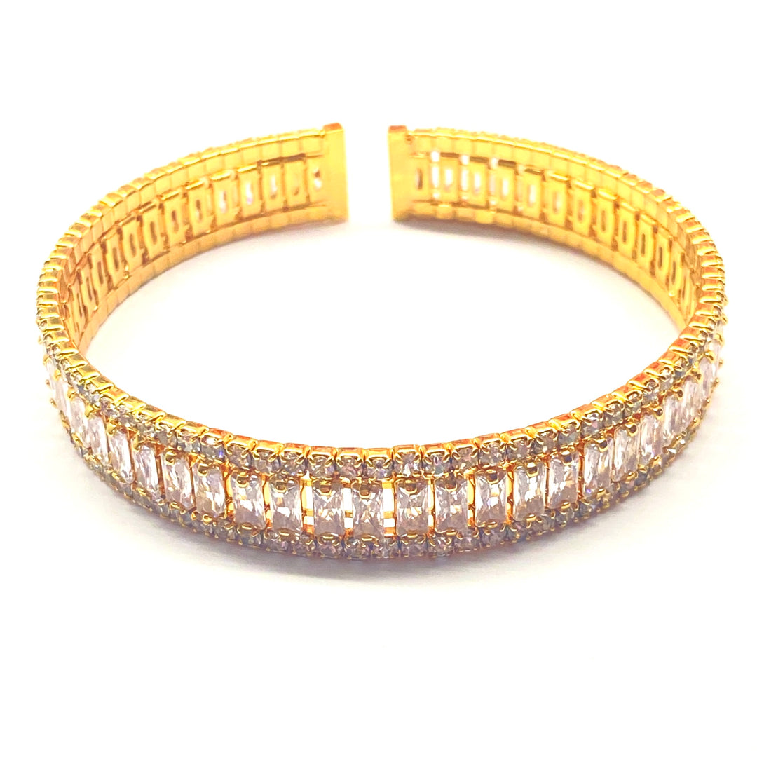 Pulsera Acero 💛 Aro Dorado