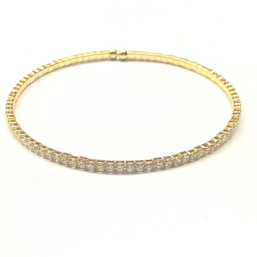 Pulsera Acero 💛 Aro Dorado