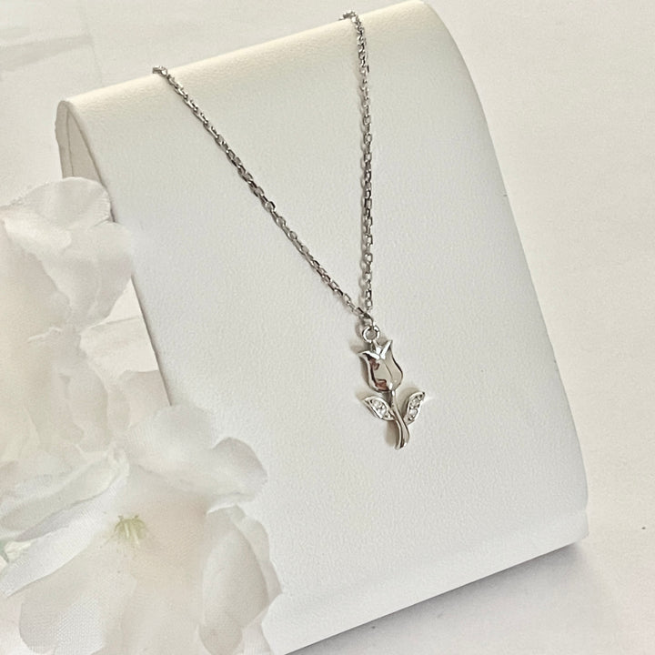 Collar Plata Rosa 🌹| Nicola Joyeria 