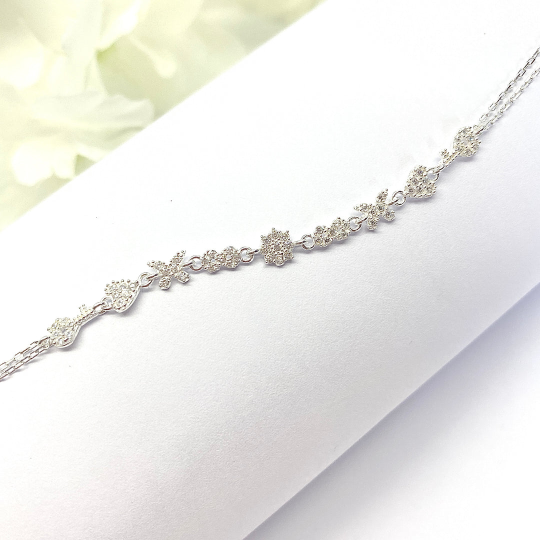 Pulsera de Plata Mariposa e Infinito | Nicola Joyería