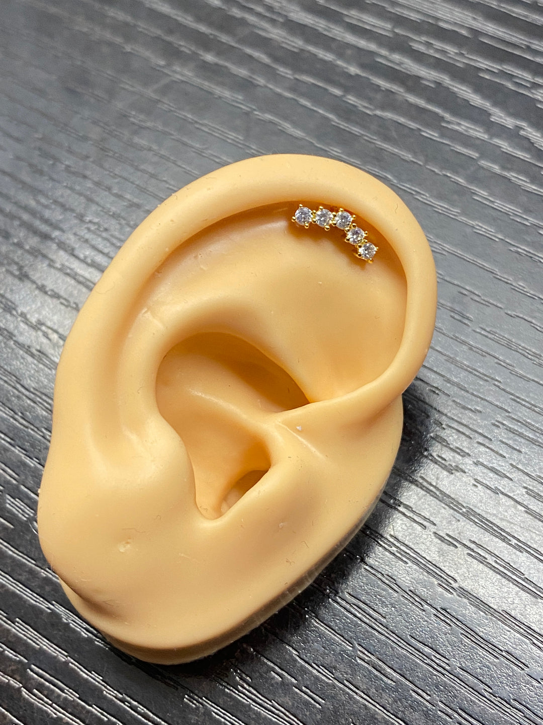 Arete Quirúrgico 🧡 Curvo Dorado