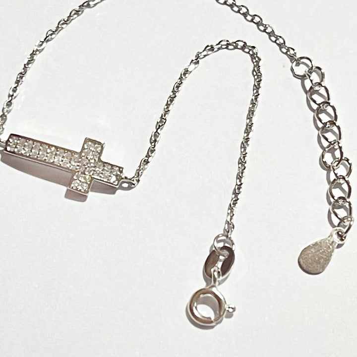Pulsera Plata ✝️ Cruz