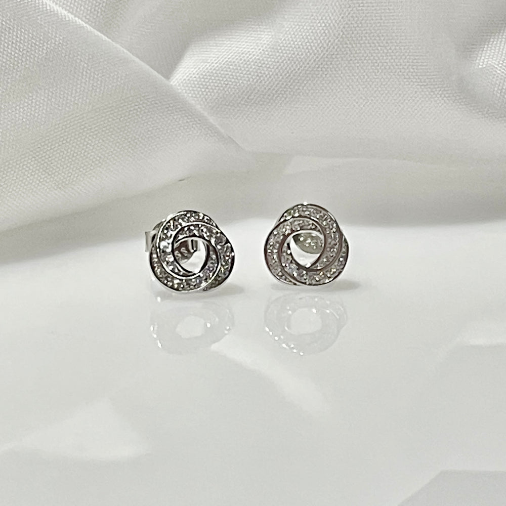 Aretes Plata 🔵Circulito Melcocha 9MM | Nicola Joyería 