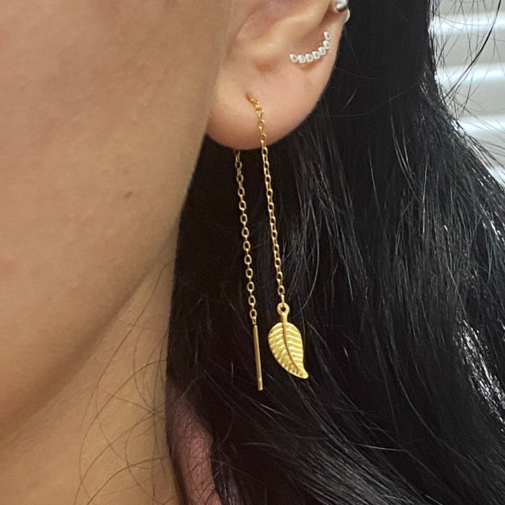 Aretes Acero 🍃 Aguja