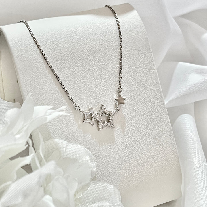 Collar Plata 🌟Estrellas Trío | Nicola Joyería 