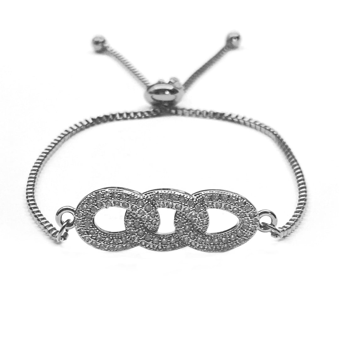 Pulsera Acero ⛓ Cadena Plateado