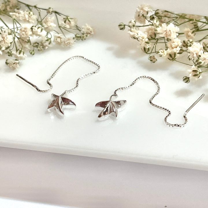 Aretes de Plata Estrella de Mar | Plata 925