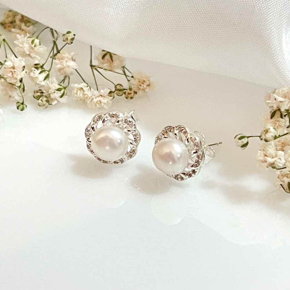 Aretes de Plata con Perlas Cultivadas | Plata 925