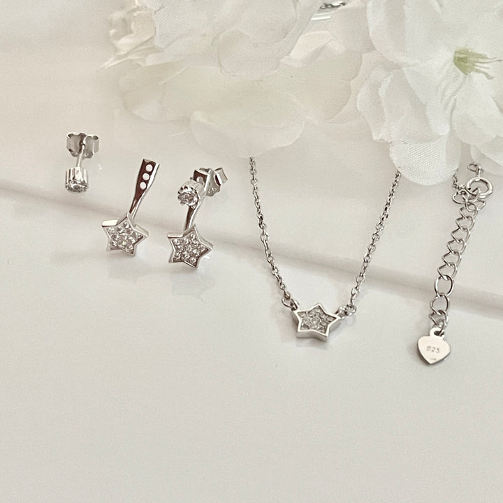 Juego Plata ✨Estrellas | Nicola Joyería 