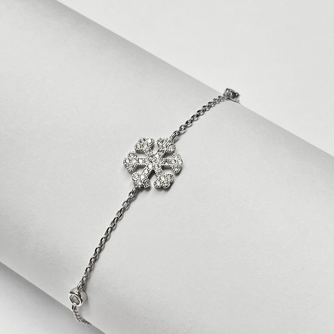 Pulsera Plata ❄️Copo Nieve