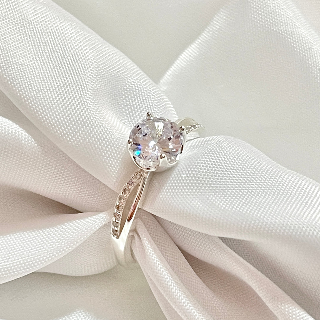 Anillo de Compromiso Entrelazado ✨Plata 925
