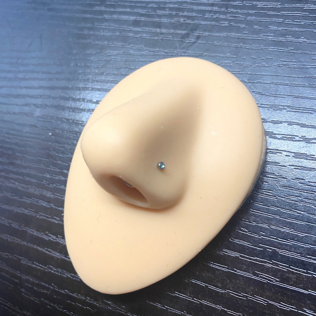Piercing Curvo de Nariz Acero
