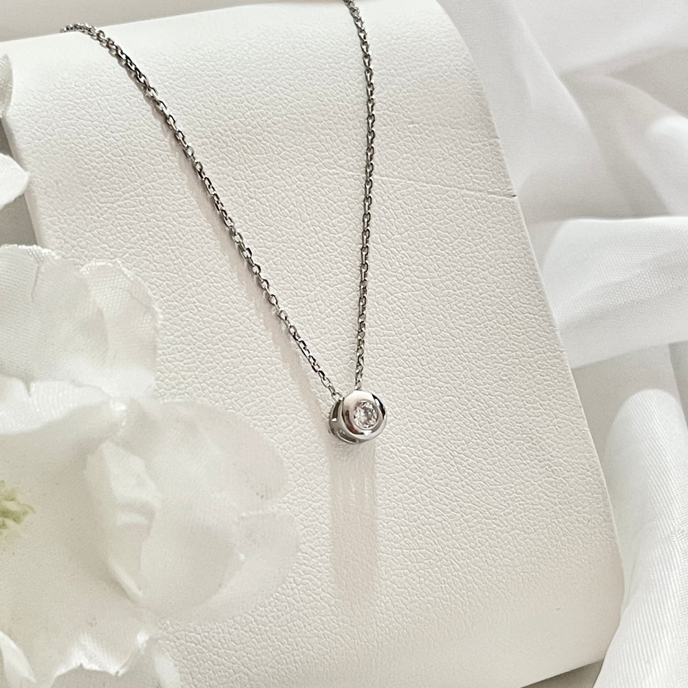 Collar Plata 🔴Circulito Mini | Nicola Joyería 
