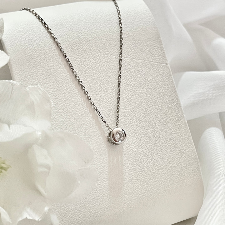 Collar Plata 🔴Circulito Mini | Nicola Joyería 
