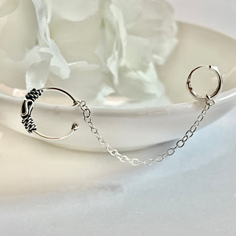 Aretes de Plata Escalador Entrelazados 😍 | Nicola Joyería 
