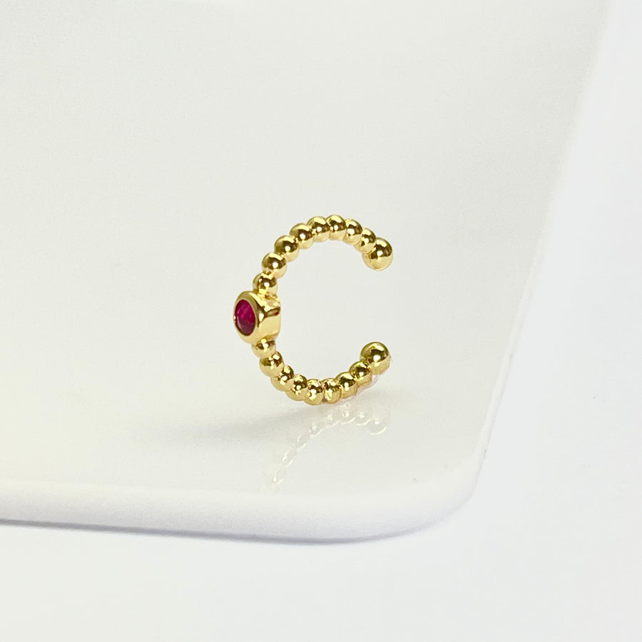 Escalador de Acero Circulitos Fucsia 💕 | Nicola Joyería 