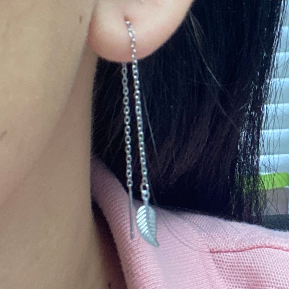 Aretes Acero 🍃 Aguja