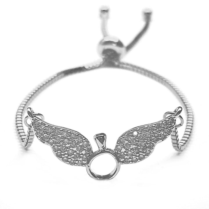 Pulsera Acero 👼🏻 Alas Plateada