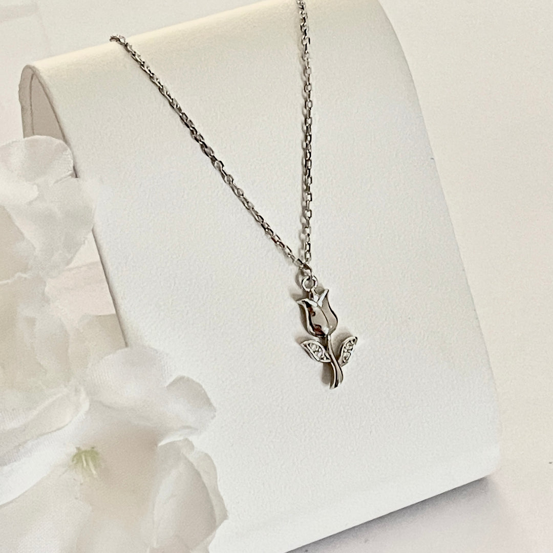 Collar Plata Rosa 🌹| Nicola Joyeria 