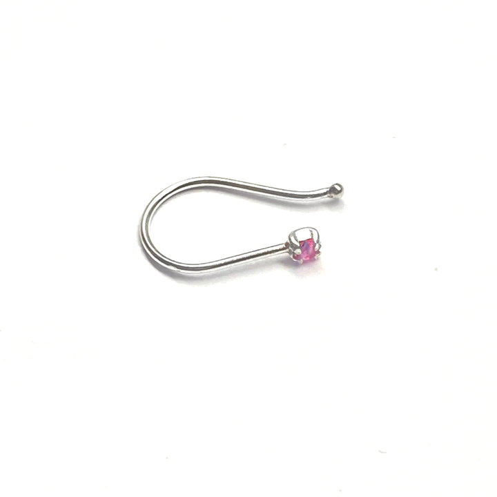 Piercing Argolla de Nariz Plata Ajustable