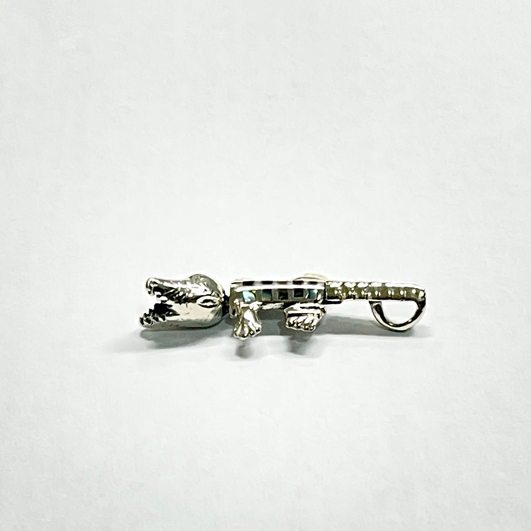 Dije de Plata Cocodrilo