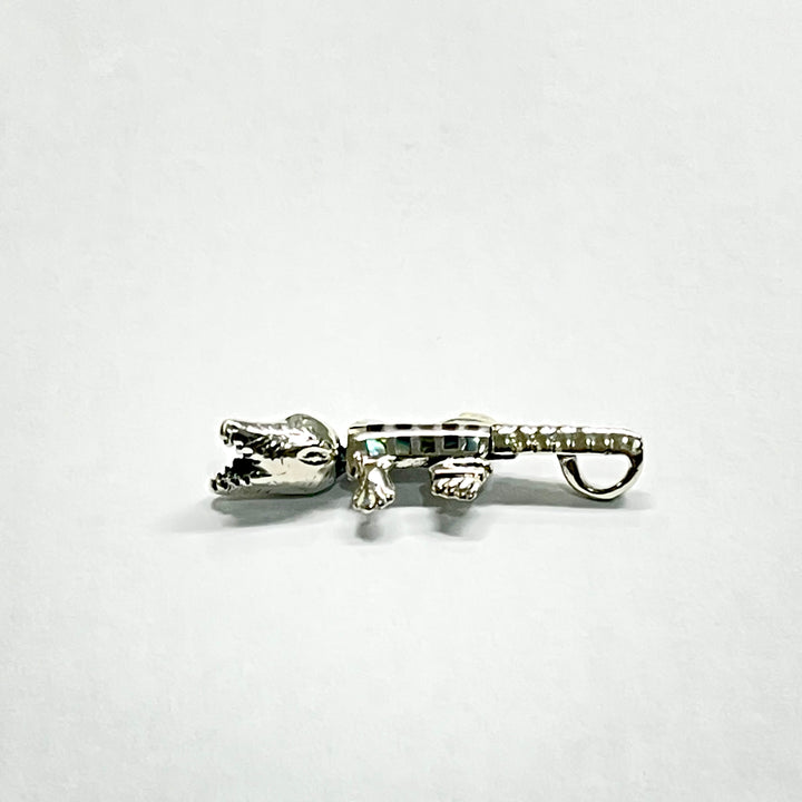 Dije de Plata Cocodrilo