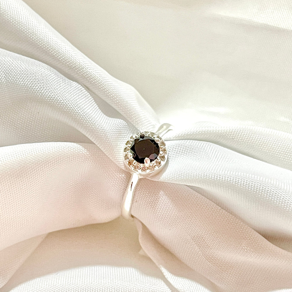 Copia de Anillo Plata Promesa Circulito Negro 🖤 | Nicola Joyería 