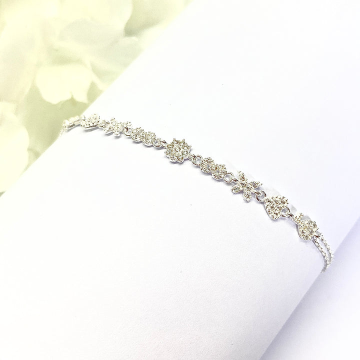 Pulsera de Plata Mariposa e Infinito | Nicola Joyería