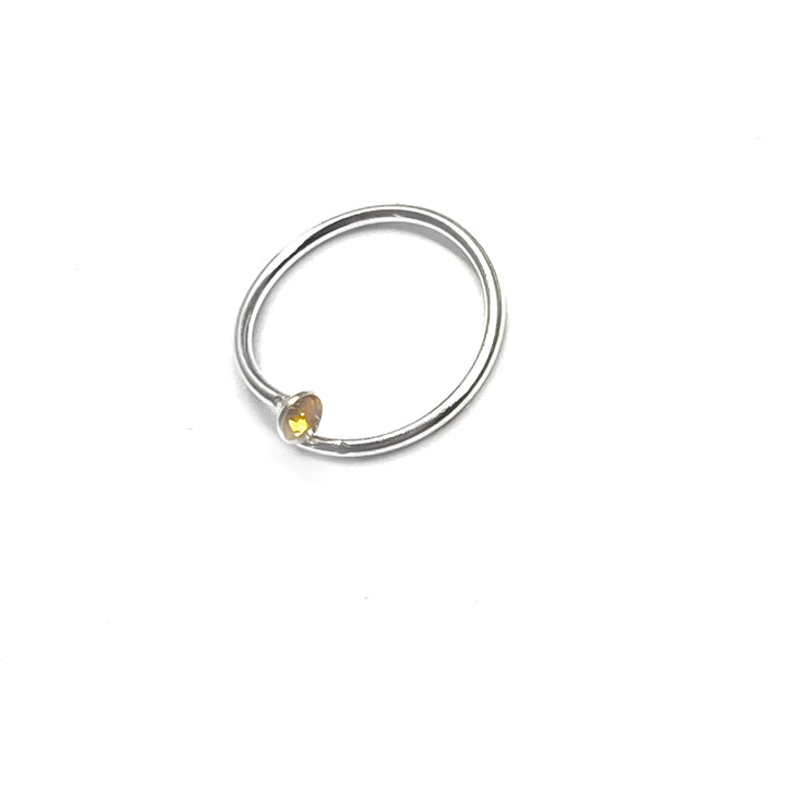 Piercing Argolla de Nariz Plata Ajustable